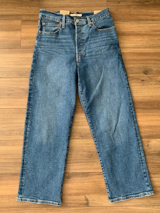 Levi's Denim - Levi's Ribcage Straight-Leg ankle women’s Denim Jeans - Blue size 30X27”